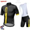 Completo da Ciclismo a Maniche Corte Mavic Set di Bretelle Abbigliamento da Strada Uomo