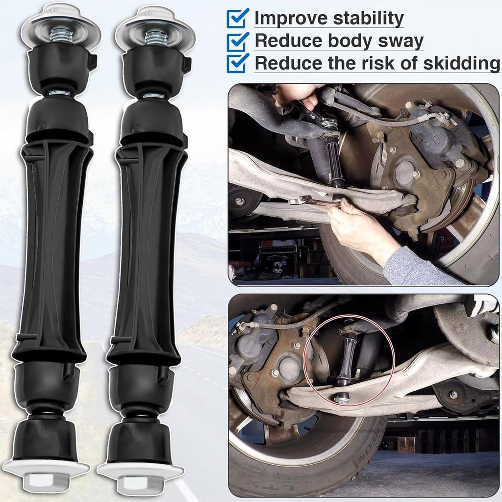 K700432 Front Stabilizer Sway Bar Links For 2007-2016 Chevrolet Chevy Silverado 1500 Tahoe Suburban Avalanche Cadillac Escalade GMC Yukon Sierra, 2