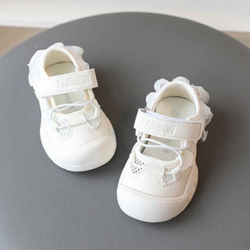 Girls Korean Style Sweet Sports Shoes Children's Lightweight Sandals Girls Lace Mary Jane Shoes