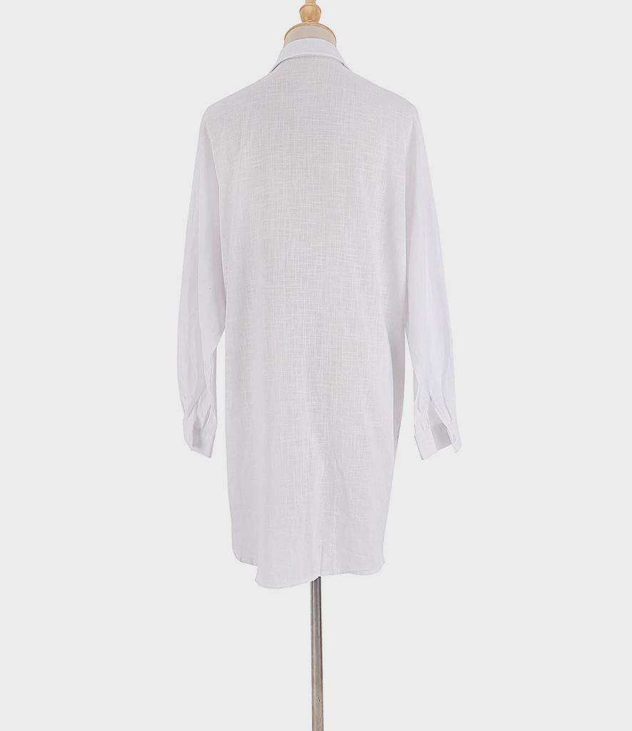 European & American Cotton Cardigan: Beachy Bikini Cover-Up & Swimsuit Shirt
