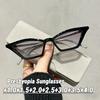 Gafas de Sol de Lectura para Presbicia de Ojo de Gato Triangulares de Moda Protección UV para Exteriores Gafas para Mujer con Graduación Gafas de Moda
