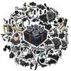 35pcs Vintage Monochrome Stickers Minimalist Victorian Stationery Stickers Victorian Stickers For Notebook Luggage Mobile Phone