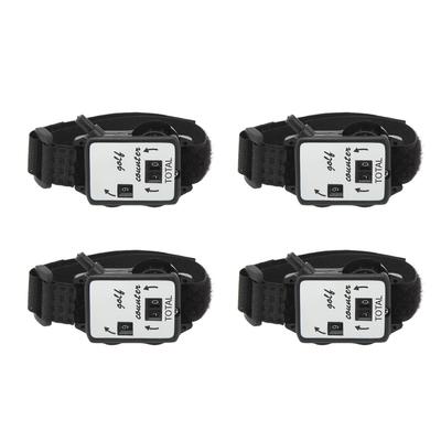 4PCS Scour Counter Watches Portable Manual Watch Shape Stroke Keepers for Golfers