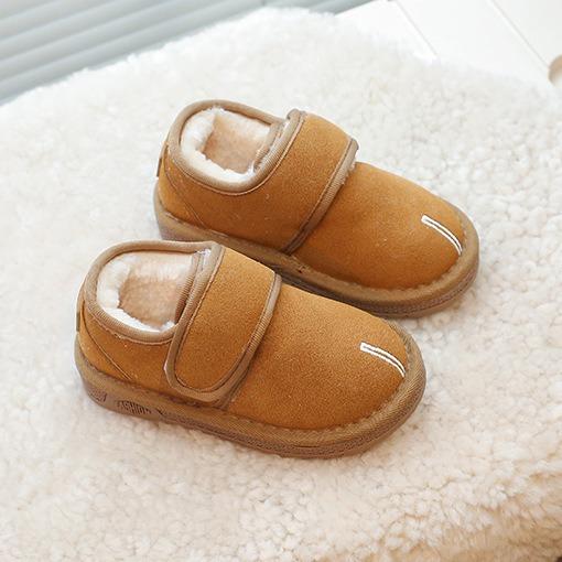 

Хлопковая обувь с флисом зимние сапоги для девочек 34 верблюд