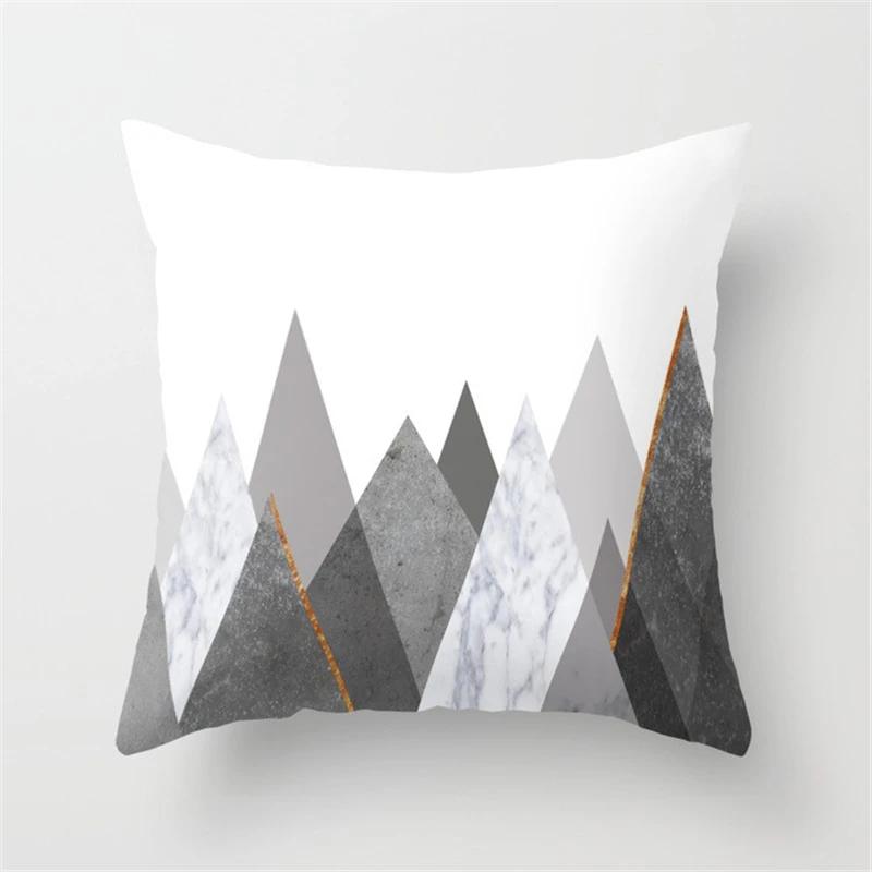 Nordic Geometric Cushion Cover Polyester Throw Pillows Covers Decorative Pillows 45X45Cm For Decoration Home Sofa Pillowcase New