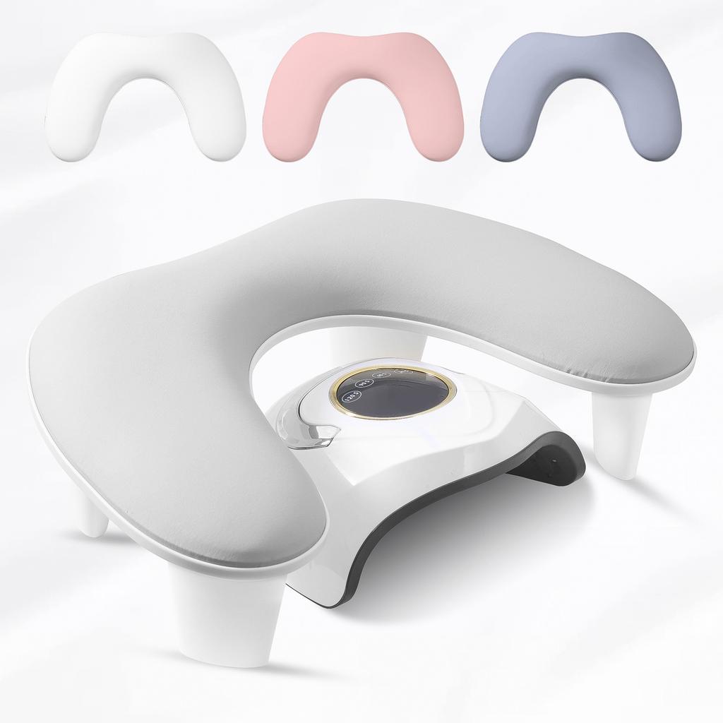 Professional Manicure Hand Support Cushion Non Slip Base Detachable Leather Pad Ergonomic For Nail Artists Display