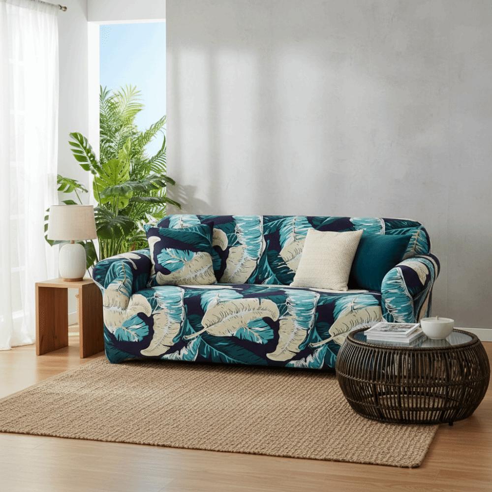 Dust Cover High Elasticity Sofa Cover Print Design Washable Couch Cover Breathable Removable Sofa Slipcover Home Decor