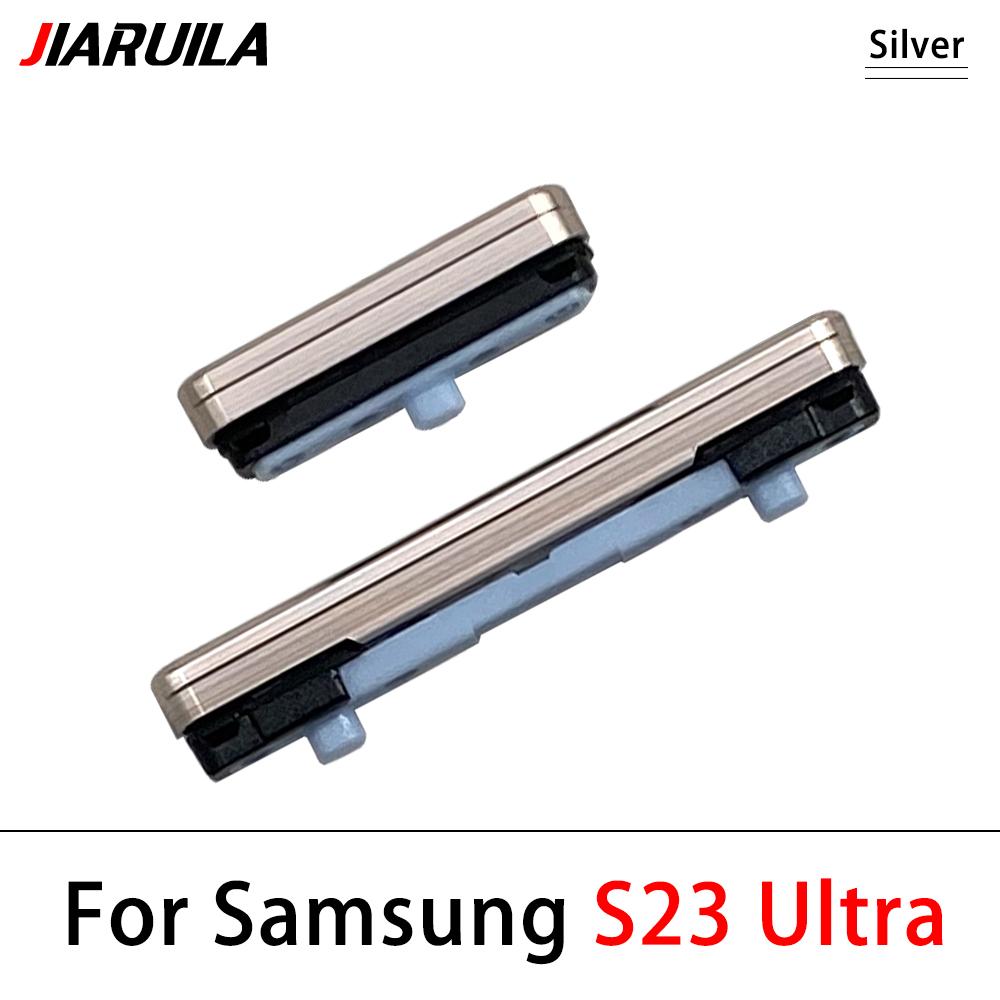 NEW For Samsung S23 / S24 S23 Plus / S24 S23 Ultra Side Volume Button + Power ON / OFF Buttton Key Set Replacement Parts