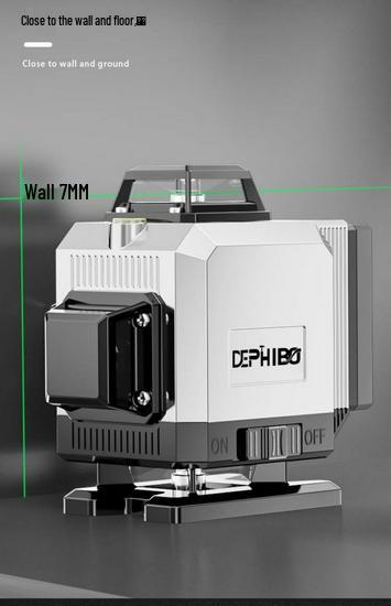 High Precision 12-Line Outdoor Laser Level with Infrared Fine Line and Automatic Adjustment