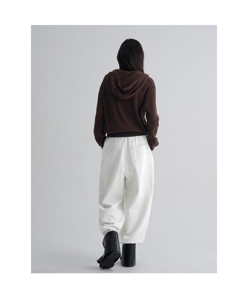 8seconds Button Hooded Pullover Brown