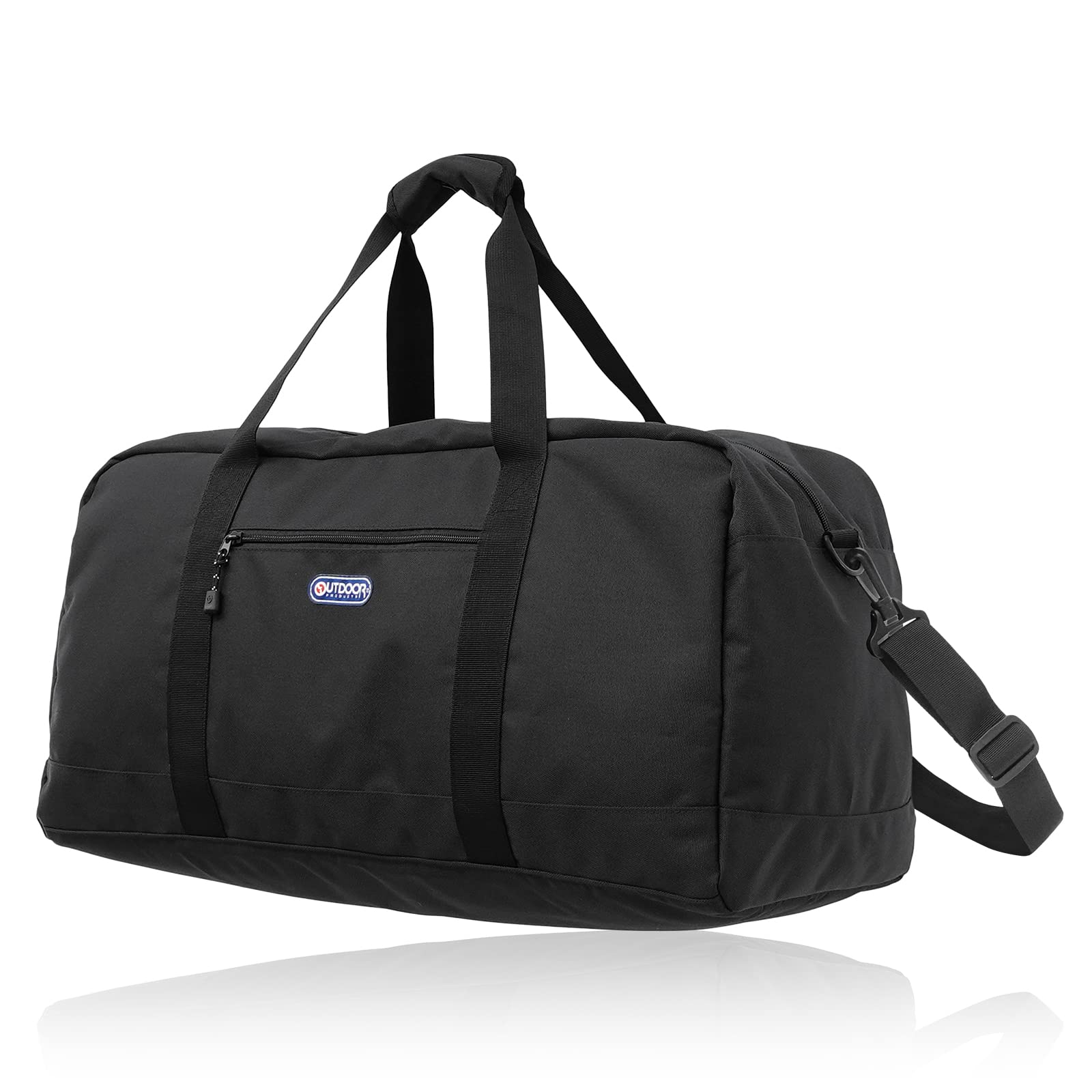 

Boston Bag Large Capacity 2WAY Shoulder Bag with Belt Travel School Trip Black [Outdoor Products]