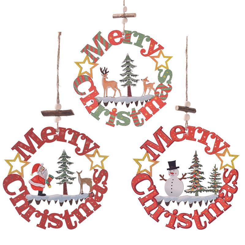 Christmas Pendants, Christmas Decorations, Wooden Pendants, Christmas, Hollowed Out Letter Signs, Party Decorations, Christmas Decorations