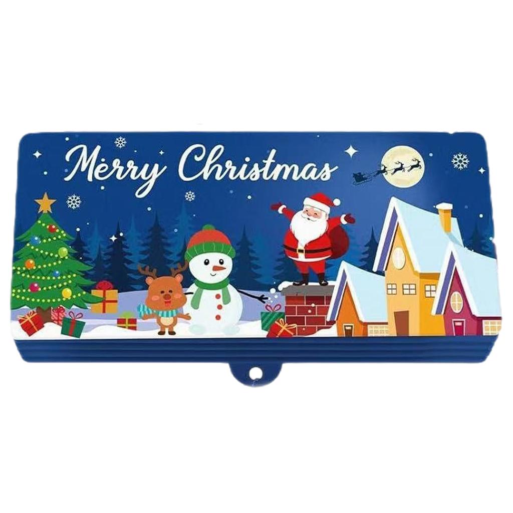 Christmas Gift Envelope with 10 Slots DIY Cash Gift Card Holder Santa Claus 3D Money Clip for New Year Thanksgiving Gift