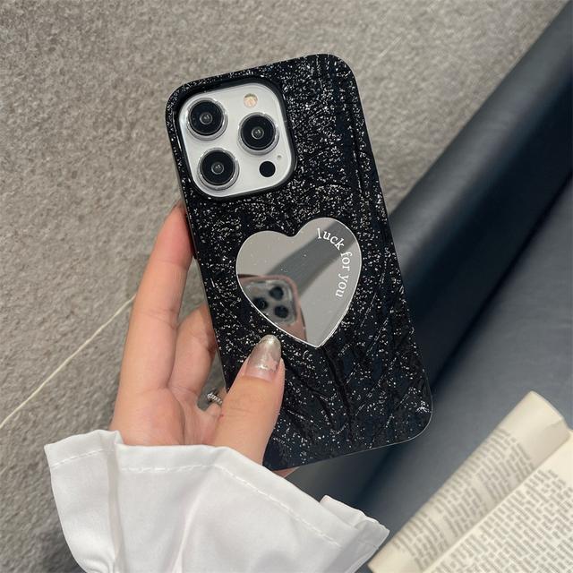 Husă moale pentru telefon cu oglindă de machiaj, cu oglindă de machiaj, de lux, pentru Iphone 14 13 12 Pro Max 11, drăguță, simplă, elegantă, antișoc