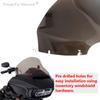 13" Motorcycle Windshield Fairing Windscreen Black/Smoke/Clear/Tea For Harley Road Glide FLTRXS FLTRU FLTRK FLTRT 2015-2023 2024