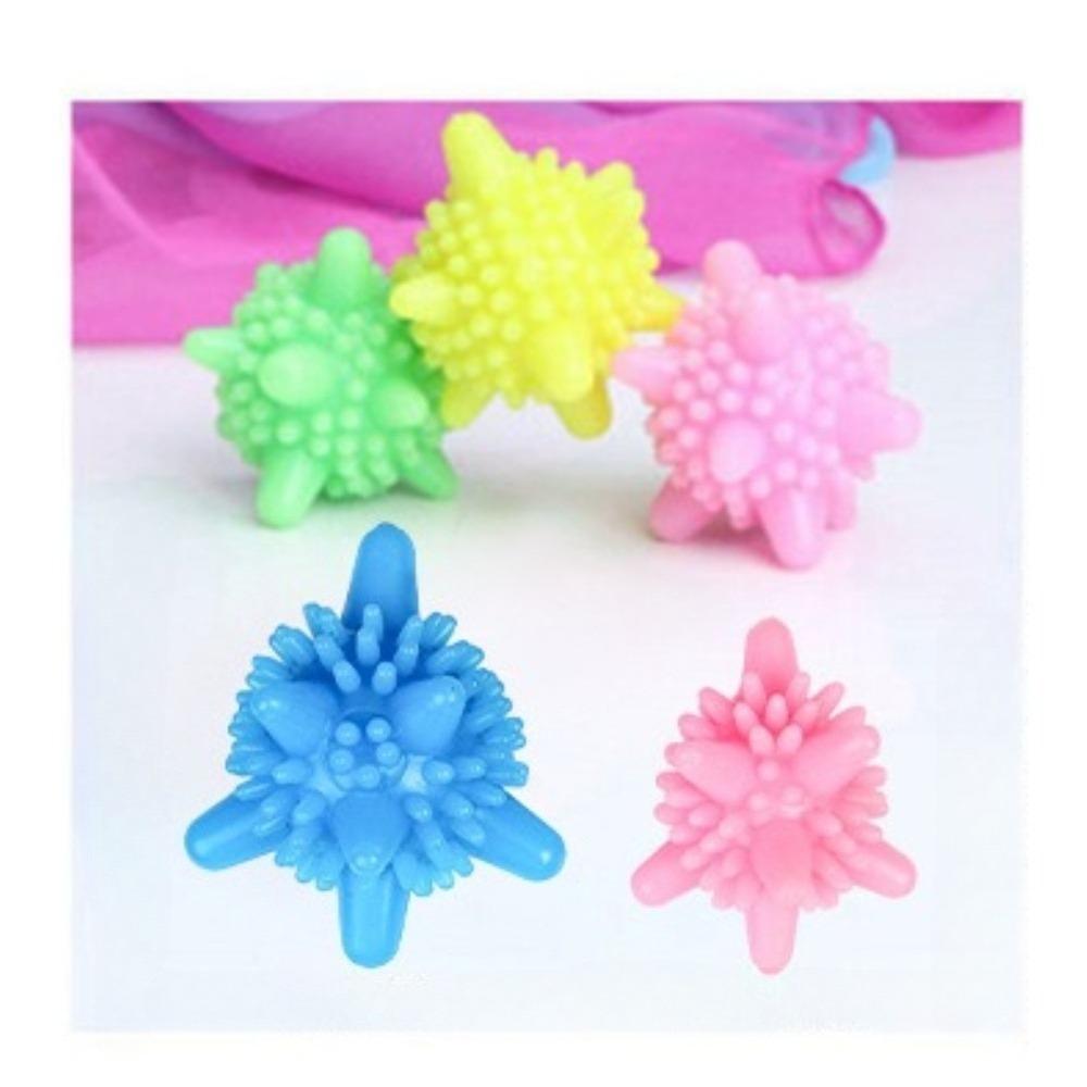 Solid Washing Balls Anti-Tangle Anti-Knot Laundry Dryer Balls Household Reusable Decontamination Cleaning Magic Scrubber Balls
