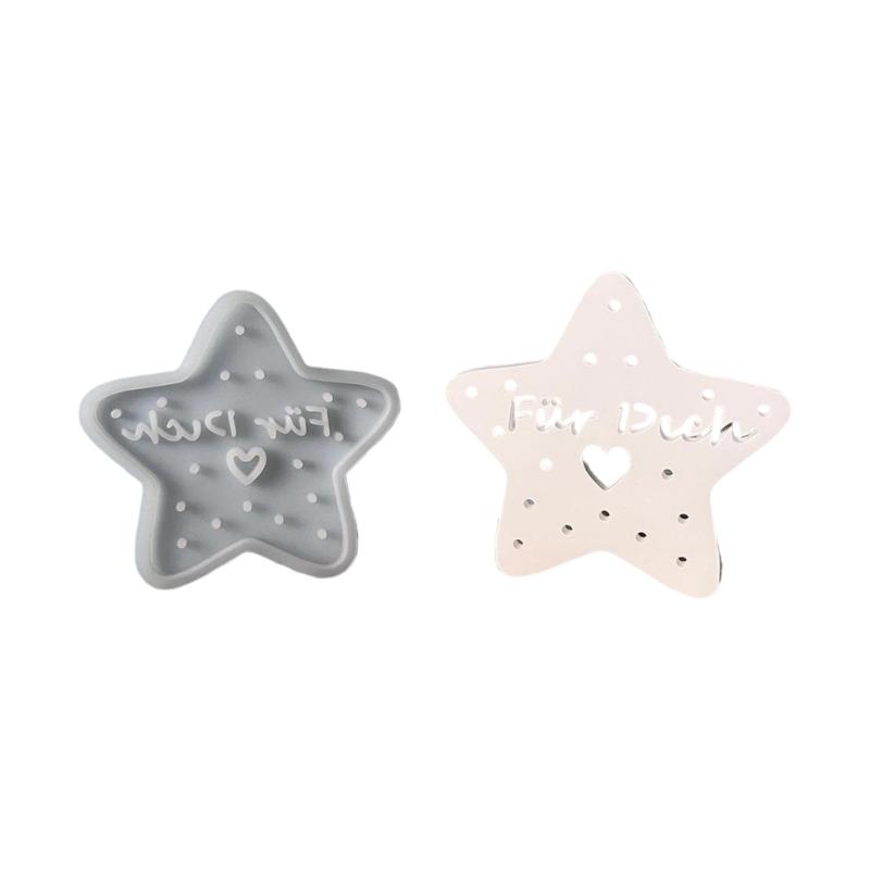 Star Shaped Frame for Craft Projects Decorative Glows Candle Making With Safe Quality Substance Heat Resistant