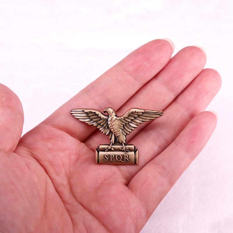 Retro Eagle Metal Badge Set Military Style Brooch Fashion Accessory Pin Collector'S Gift