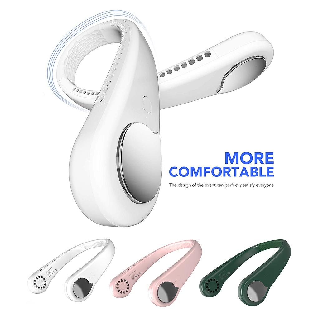 Air Cooling Neck Fan Leafless Hanging Neck Fan Bladeless