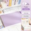 B5 Loose-Leaf Notebook with Horizontal Lines and Grids for Error Correction - Ideal for Junior and Senior High Students