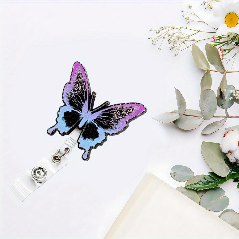 1pc Butterfly Badge Accessories Nurse Teacher Student Office Staff