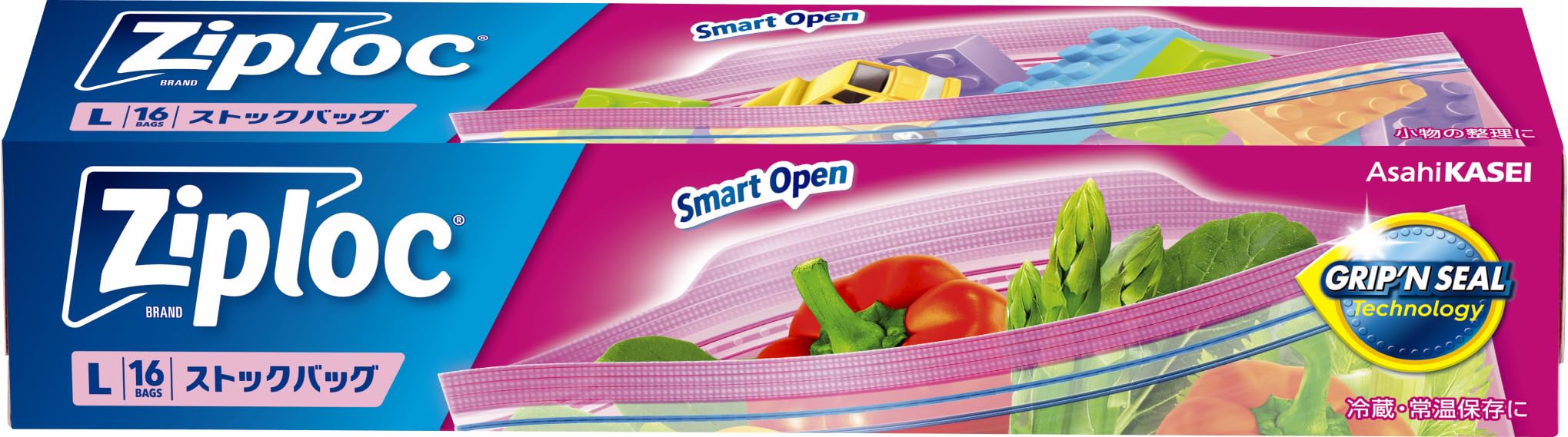 

Ziploc Storage Bags, Large, Clear, 16 count