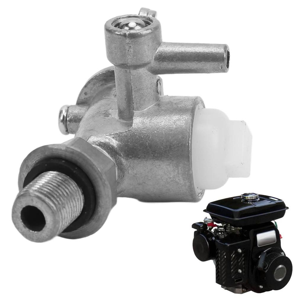 TOPINCN Fuel Cock Fuel Tank Switch Perfect Replacement Easy Installation Metal Corrosion Resistant Replaces OEM 064‑20064‑00 Robin EY15/EY20