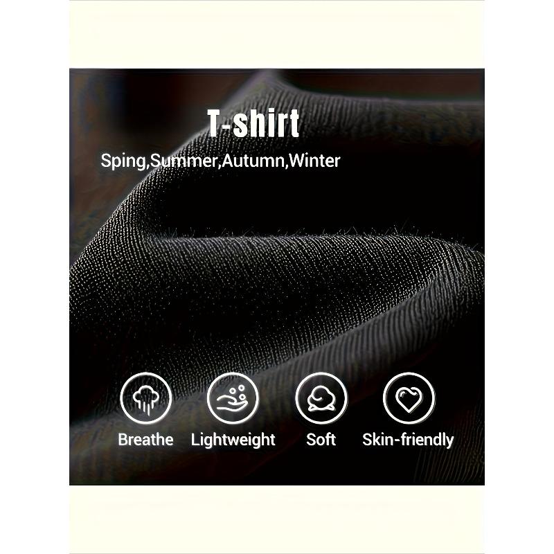 European Sizes Men's Black Orange Blooded Dog Graphic T-Shirt Soft Breathable Short Sleeve Crewneck Tee with Orange Lettering