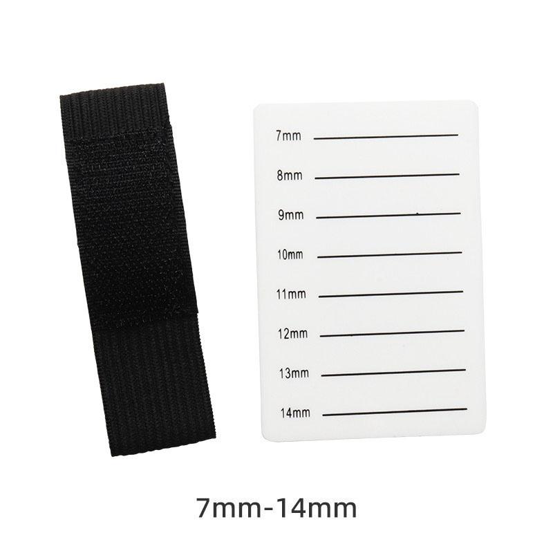 New Grafted Eyelash Show Board Hand Plate Lash Holder Eyelash Extension Pallet with Adjustable Wrist Strap JJMGJ05