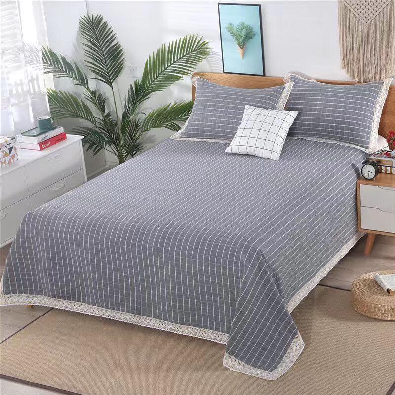 RED WATLE Rough Linen Lace Summer Sleeping Mat Set 250*250cm