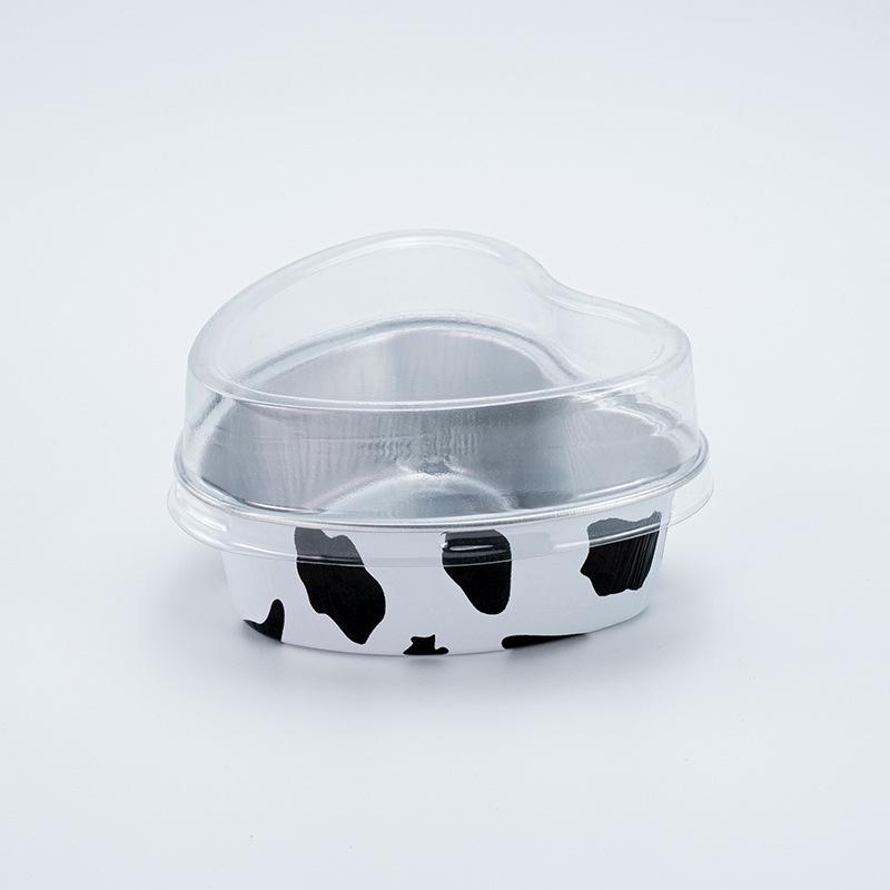 Heart-Shaped Aluminum Pudding Cup for Air Fryer Use Only (Not for Domestic Sales)