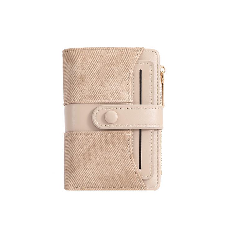 2026 Multi-color Bifold Women's Wallet with Patchwork Design and Multiple Card Slots