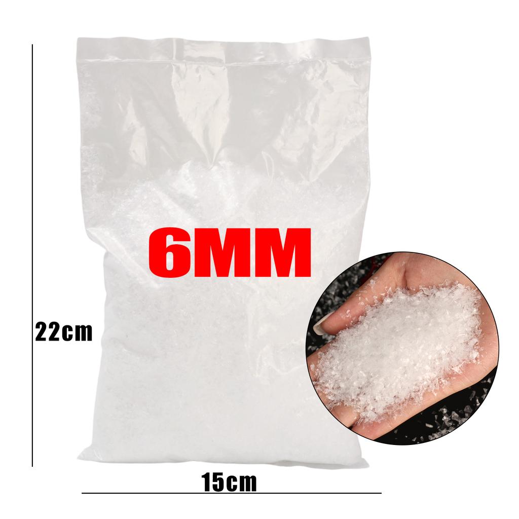 200g Snowflake Powder Summer Christmas Faux Snow Glitter Twinkles Snowflakes Powder Christmas Village Display Decoration Supply