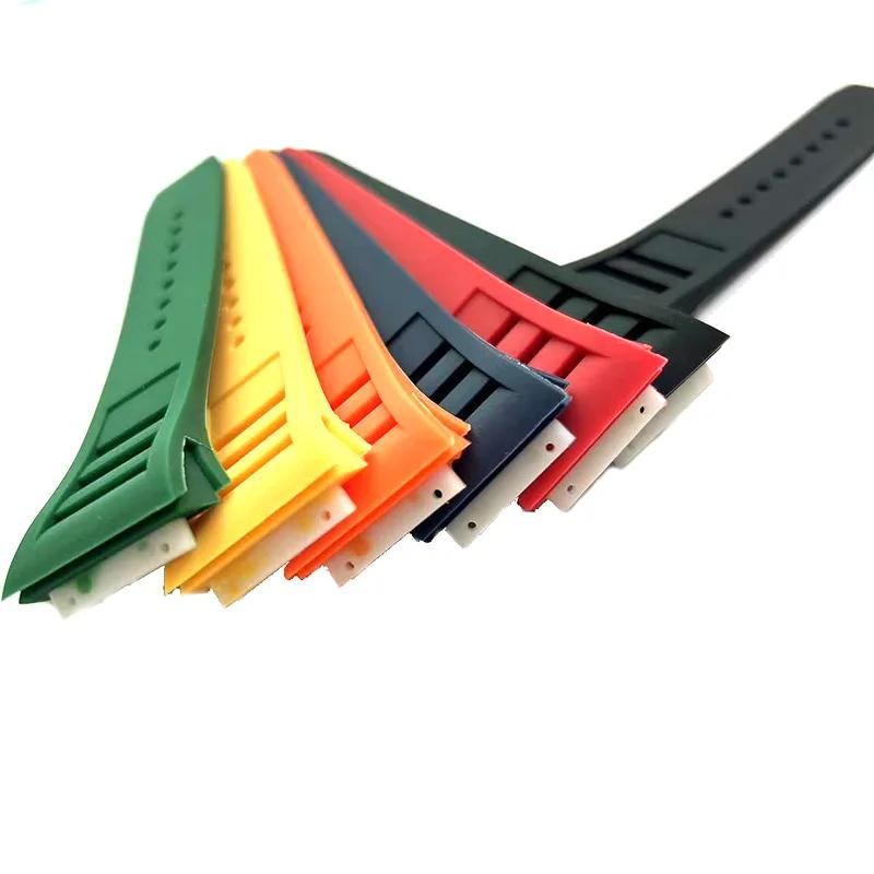 Watch Band for Richard Mille Rm011 Strap Men's Waterproof Sweat-Proof Wear Comfortable Silicone Rubber Watch straps 25mm*20mm