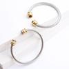 European & American 18K Gold-Plated Stainless Steel Bracelet with Zirconia