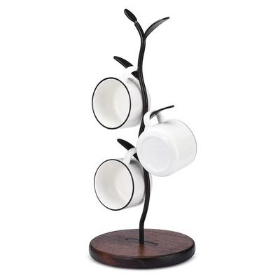 Tree Shape Coffee Mug Holder Anti Rust Cup Display Stand Elegant Mugs Storage Rack Home