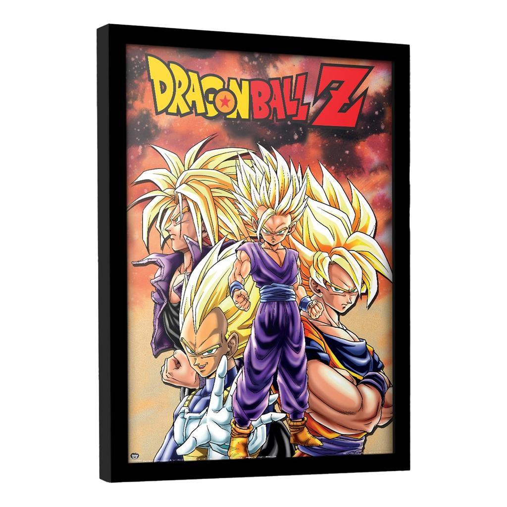 Dragon Ball Z Super Saiyan Framed Poster