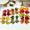 Artificial Maple Grape Vine Leaves, Halloween Harvest Decor Garland,Fall Thanksgiving Party Home Hanging Decor, 4.9FT