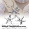 50pcs Stainless Steel Beach Jewelry Small Ocean Starfish Pendant Starfish Pendant  Earring Making