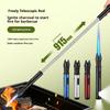 BBQ Barbecue Candle Lengthening Powerful Metal Gas Lighter Windproof Turbo Kitchen Torch Cigar Smoking Accessories Flashlight