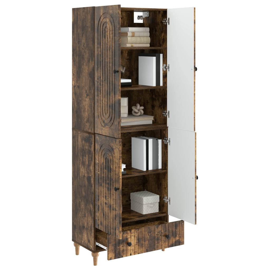 Cabinet Set 2 pcs 66 x 34.5 x 95 cm engineered wood