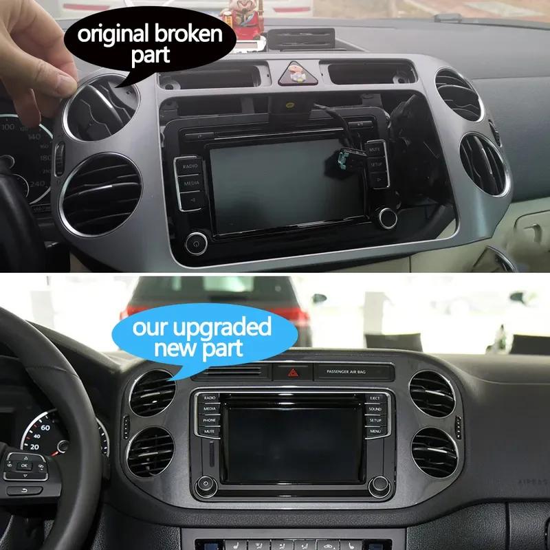 For VW Volkswagen Tiguan 2010 2011 2012 2013 2014-2017 1/2PCS Car Front Rear Air Conditioning AC Vent Grille Air Vent Cover