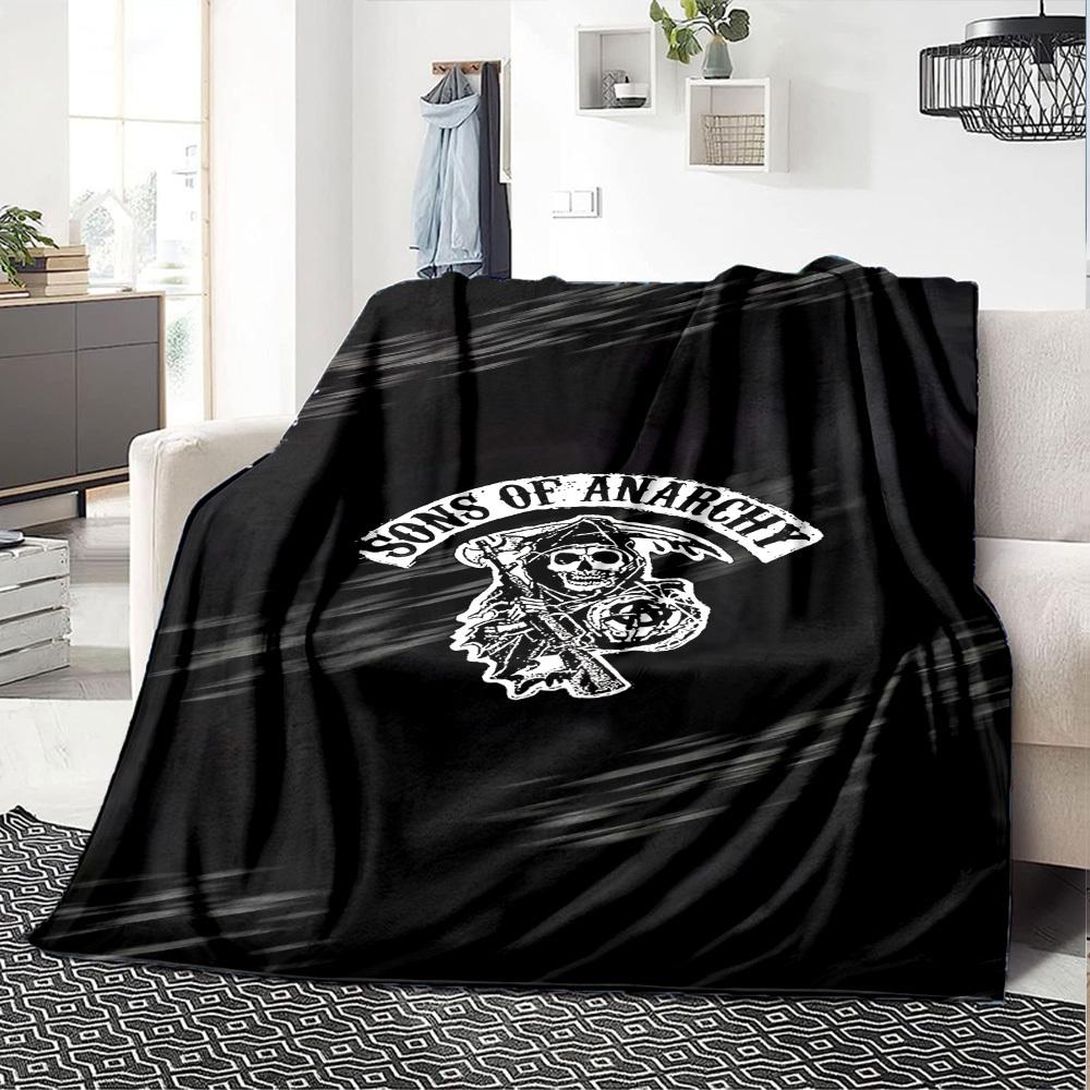 1pc Sons of Anarchy Soft Warm Throw for Home, Office, Trave, All-Season Cozy Bedding Gift, Office Cozy Accessory 1139