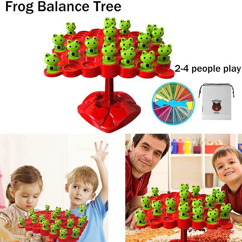 Frog Balance Tree Multiplayer Game Toy For Brain Development And Parent-child Interaction
