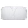 Titanium Silver Car Sunshade: Double Circle Insulation for Front Windshield Summer Protection