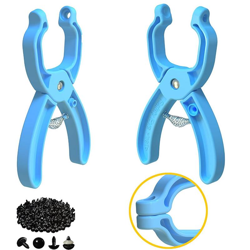 Knitting Crochet Doll Safety Eye Pliers Tool Crocheting Safety Eye Attaching Pliers Animal Eyes Making Supplies Tool