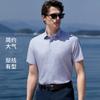 DP Ready To Wear Ironless Short Sleeve Shirt Men's Polo Minimally Checkered Commuter Top