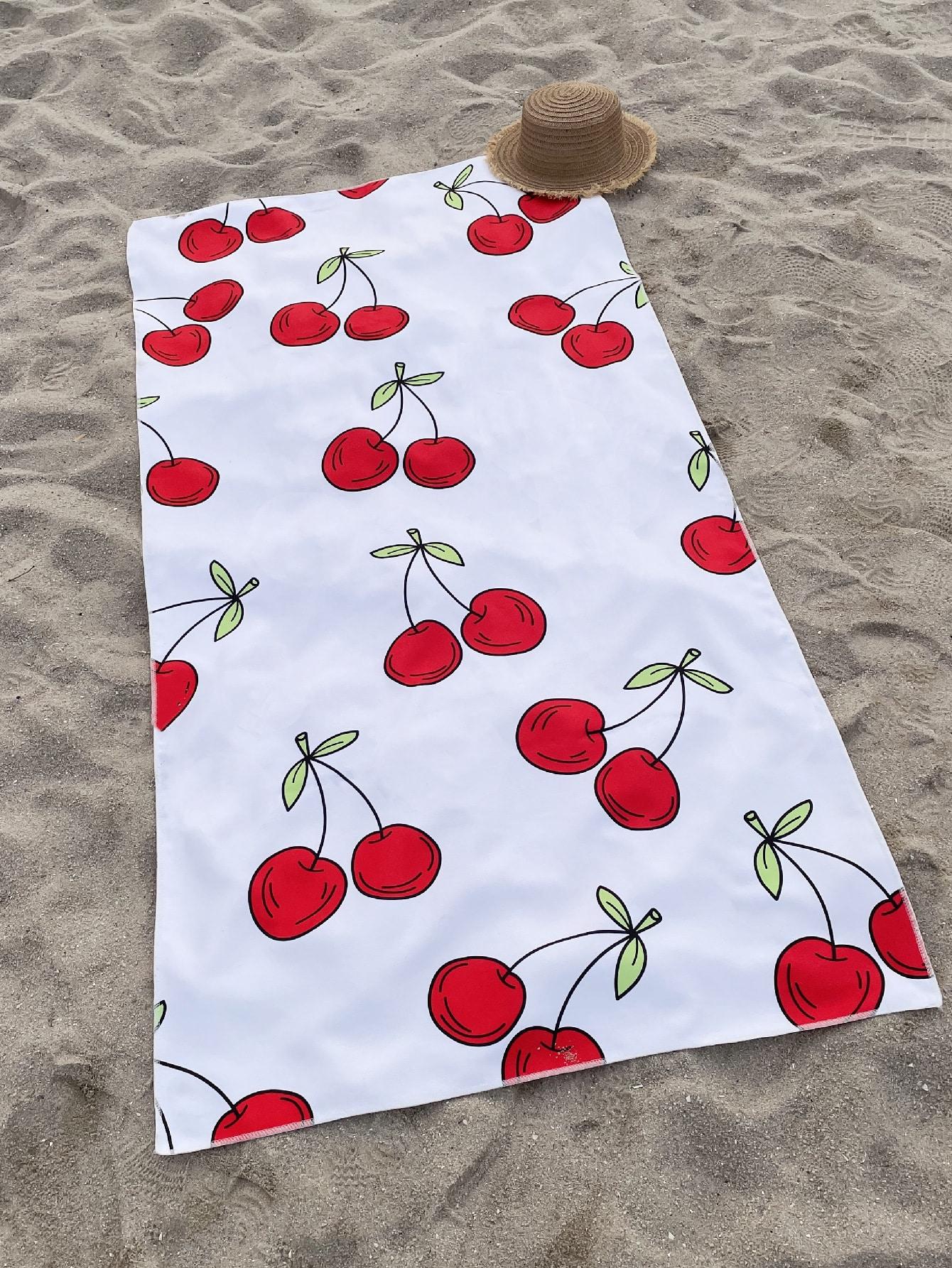 

1pc Dreamy Sea Turtle Polyester Quick-Dry Beach Towel, 2D Printed, All-Season, Lightweight Soft, Unisex for Swimming/Surfing/Cam W40*H60(CM)