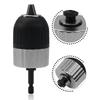 Self-Locking Keyless Drill Chuck 2-13mm With Hex Shank Adapter For Electric Drills 3/8-24UNF 107x43mm