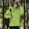 25 autumn and winter new outdoor camping versatile trend fashion jacket three-proof loose print hooded jacket